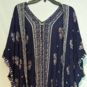 Blue and White Kimono